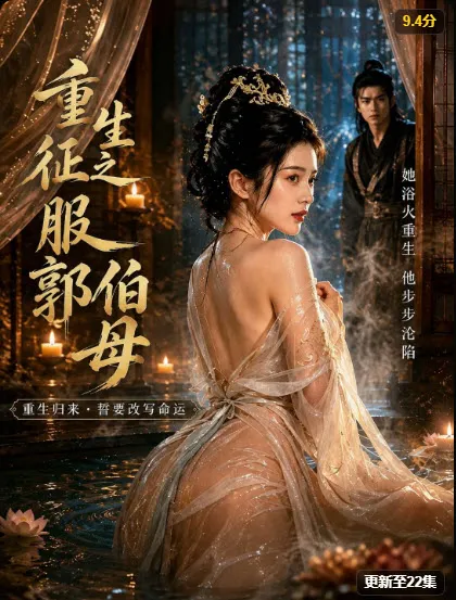 黄火短剧热播《重生之征服郭伯母》重生逆袭题材短剧海报